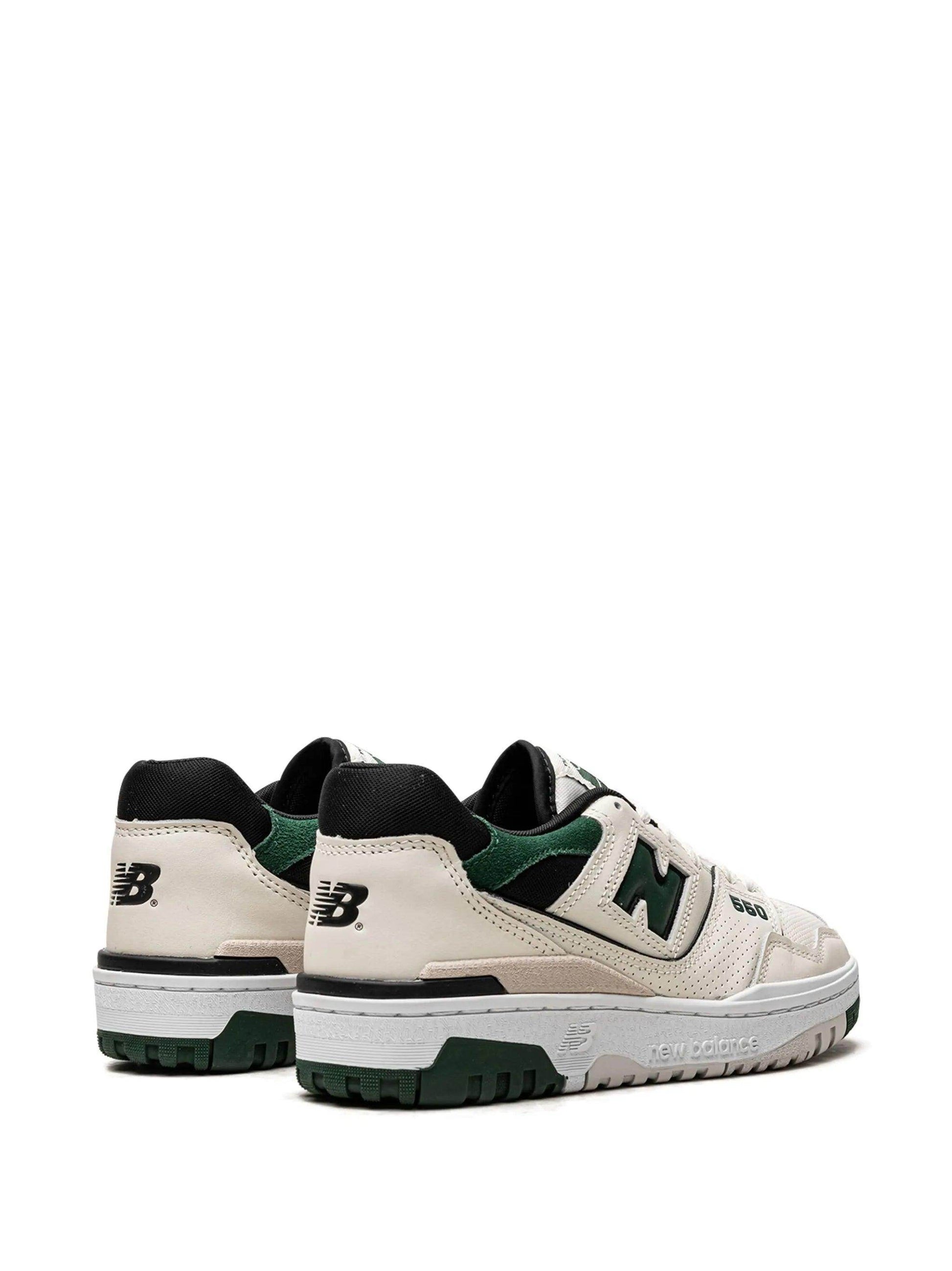 New Balance 550 Sea Salt Pine Green - Syre Sneakers