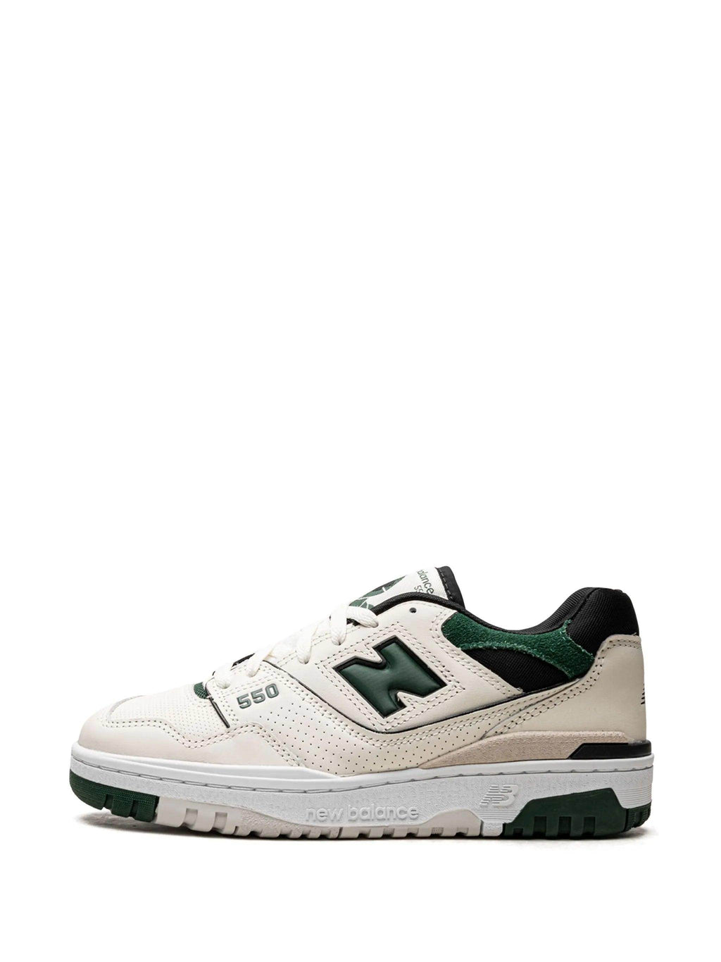 New Balance 550 Sea Salt Pine Green - Syre Sneakers